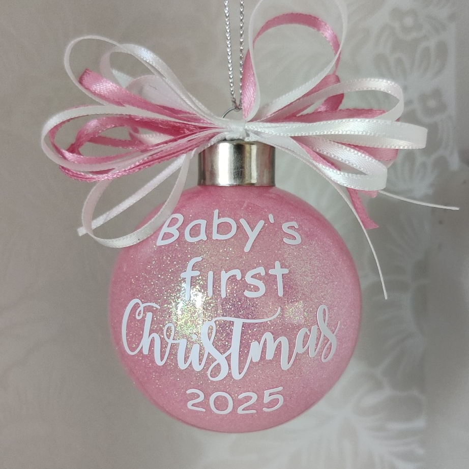 Vauvan joulupallo Baby's first Christmas